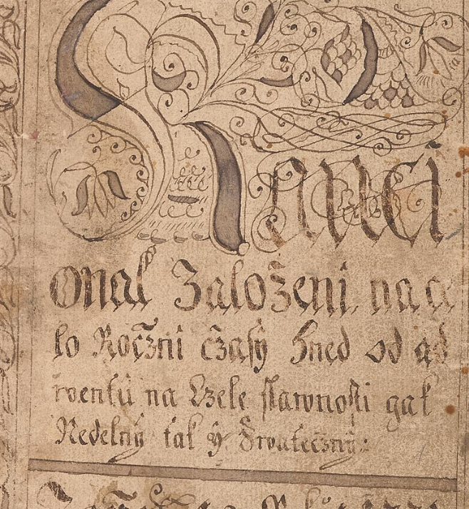 Kancionál, tzv. Kancionál Jana Pinkavy (zdroj:https://www.manuscriptorium.com/apps/index.php?direct=record&pid=AIPDIG-VMO___K_24071_____3UTD5FE-cs#search)